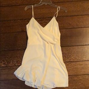 Cream colored mini dress